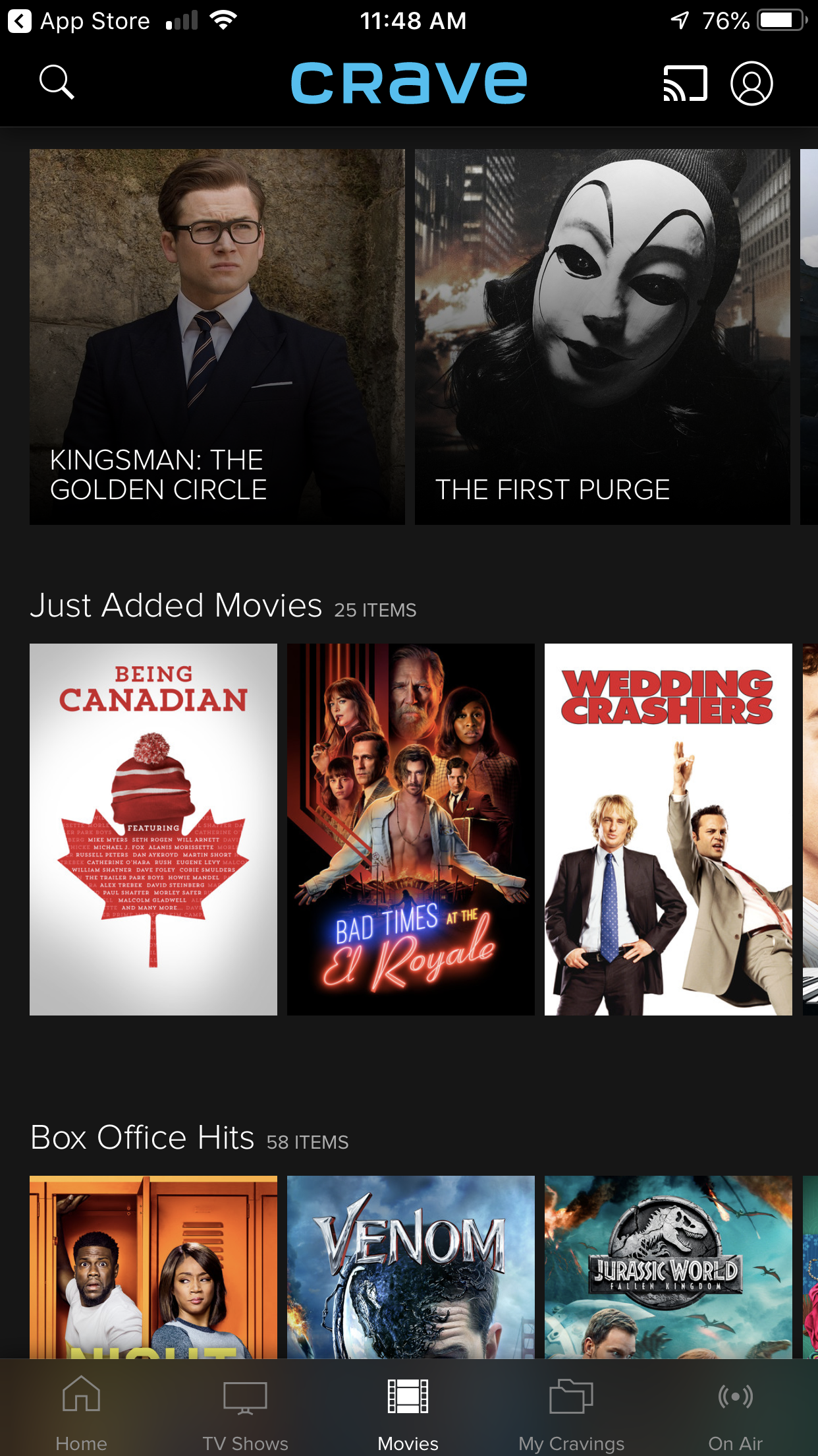 CraveTV screenshot