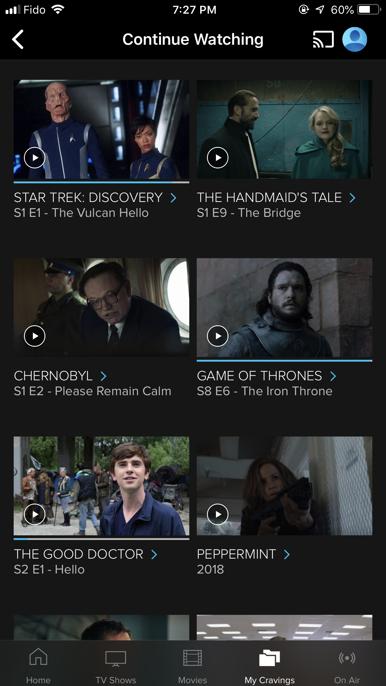 CraveTV screenshot